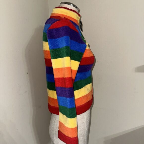 Tommy Hilfiger Zip Up Fleece Jacket Size Small EUC - Picture 7 of 11